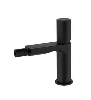 AQG Tube, однорычажный смеситель для биде, без донного клапана, цвет черный матовый