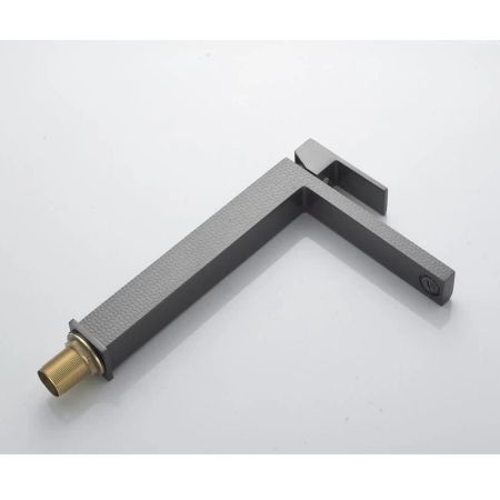 Смеситель для раковины высокий Knotlor KN-24/GMP, оружейная сталь