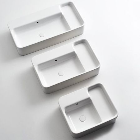 SIMAS HOP  Раковина чаша подвесная 100x50xh18 см, без отв. для смесителя,  цвет MOKA MATT