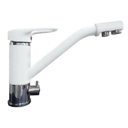 Смеситель для кухни с подключением фильтра GranFest 2624-1, иней, артикул 2624-1 иней