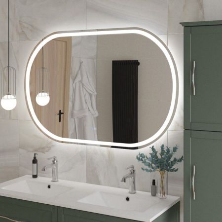 Зеркало GIUBILEO CEZARES со встроенной подсветкой, сенсорным выключателем и подогревом, артикул CZR-SPC-GIUBILEO-1400-800-TCH-WARM