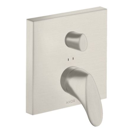 AX Starck Organic Смеситель для ванны, цвет сталь, артикул 12415800