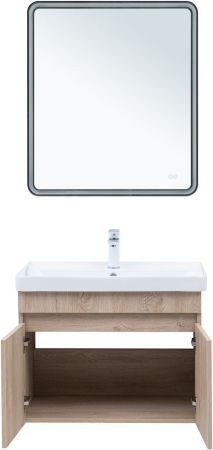 Тумба под раковину Aquanet Оптима 70 дуб светлый