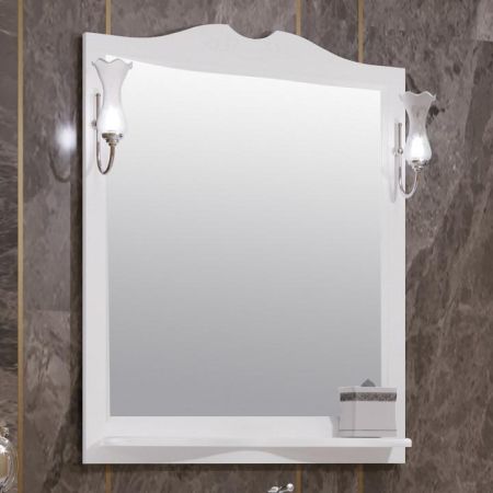 Зеркало Клио 85 Opadiris Белый матовый, артикул 