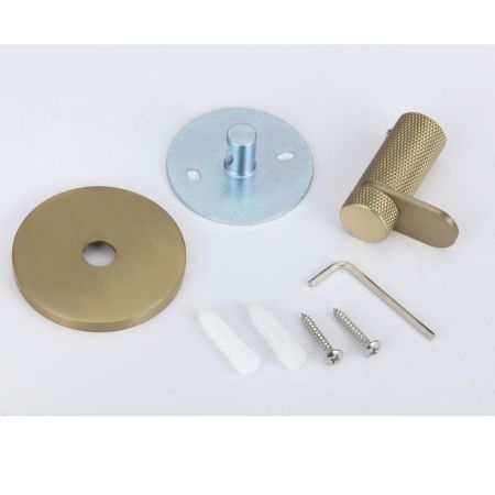 Крючок для ванной комнаты Savol S-002153C, матовое золото, артикул S-002153C