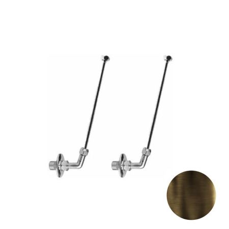 Nicolazzi Complementi Подводка воды для смесителя, цвет: тёмная бронза, артикул 5570DBcoppia