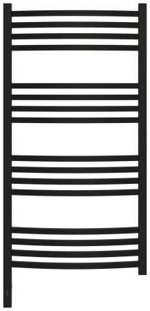 Полотенцесушитель электрический АРКУС 3.0 1000х500 МЭМ левый (Матовый чёрный)