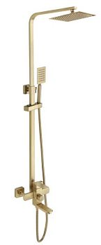 Душевая система Fmark FS8145C, матовое золото