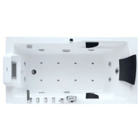Акриловая ванна Gemy G9066-II К 171х86 L с гидромассажем