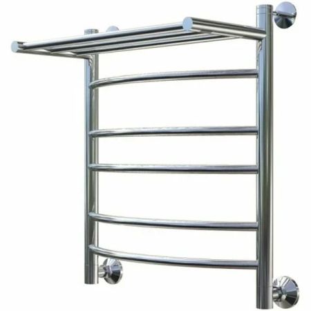 Водяной полотенцесушитель Тругор Приоритет 3 П НП 60x40 с полкой Хром, артикул Приоритет3/нп6040П