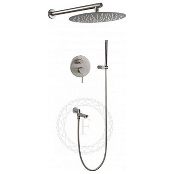 Душевая система встраиваемая FILARETE Roun FL1020NK, никель