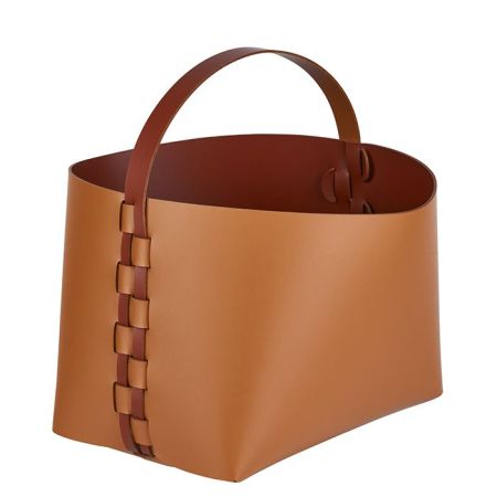 ADJ Корзина Helena, 35x30xH26 см., цвет: коньяк/бордо, артикул 3626.09/30