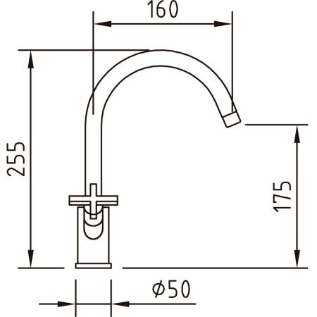 Смеситель Clever Morea 97001 для раковины