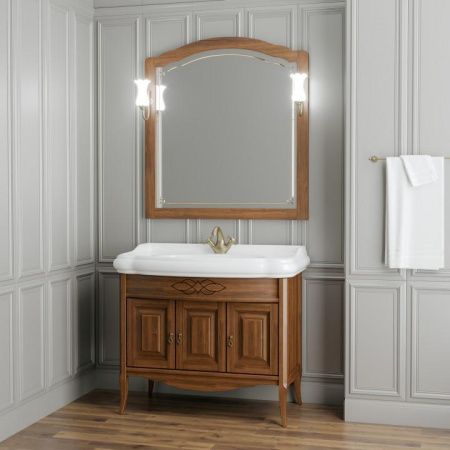 Зеркало Лоренцо 100 Opadiris Светлый орех