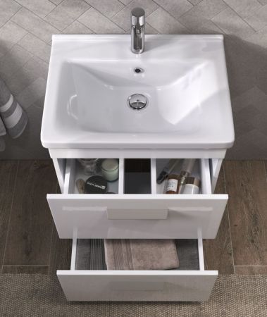 Тумба под раковину напольная VIGO Nova tn.NOV.MIR.60.2Y, 60 см, артикул tn.NOV.MIR.60.2Y