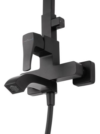 Душевая система WONZON & WOGHAND FLEX, Черный матовый (WW-88047072-MB), артикул WW-88047072-MB