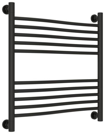 Полотенцесушитель водяной "ФЛЮИД+" 600х600 (Матовый Чёрный), артикул 31-0222-6060