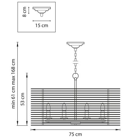 Люстра подвесная Zeta Lightstar 728083, артикул 728083