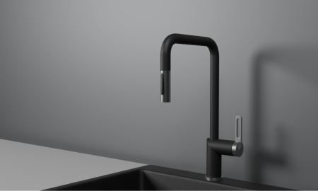 Смеситель для кухни GRANULA с выдвижным изливом (8173, ТУРМАЛИН), артикул 8173, ТУРМАЛИН