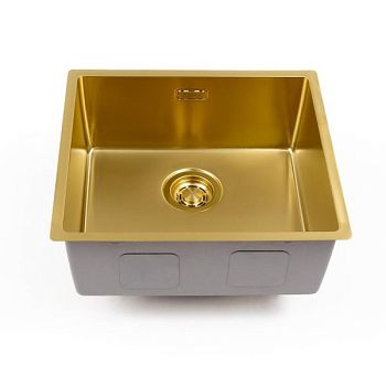 Кухонная мойка Grandex Aqua Optima 5010861, золото