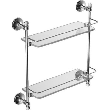 Стеклянная полка Art&Max Antic Crystal AM-E-2682BSJ-Cr Хром, артикул AM-E-2682BSJ-Cr