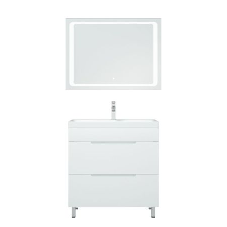 Тумба "Мадисон 80 Z2", Люкс белая, Сомо 80 / Фостер 80, артикул SD-00001088