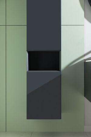 Шкаф-пенал Allen Brau Infinity 35 1.21010.AM L антрацит матовый, артикул 1.21010.AM