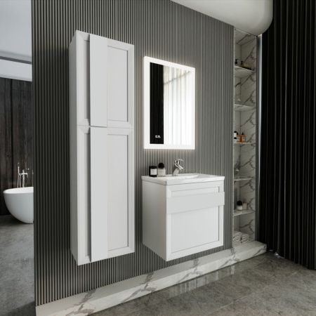 Комплект мебели для ванной Бриклаер БЕРЛИН 60BB, белый, артикул БЕРЛИН 60BB