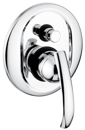 Внутристенный смеситель Dakota на 2 выхода, цвет хром, артикул 73019CR