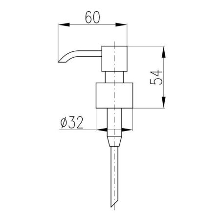 Дозатор жидкого мыла без флакона Rav Slezak ND YUA0303CMAT, черный