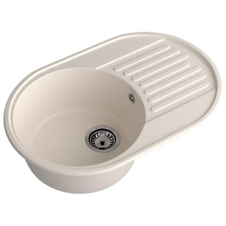 Кухонная мойка GranFest QUARZ 18, белый, артикул 18 белый
