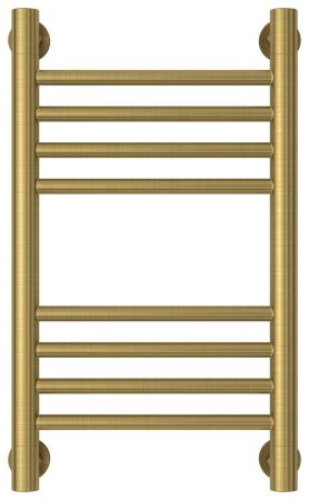 Полотенцесушитель водяной "Богема+" прямая 500х300 (Состаренная ЛАТУНЬ)