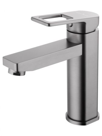 Смеситель для раковины WONZON & WOGHAND FRAME, Темный графит (WW-88139010-BGM), артикул WW-88139010-BGM