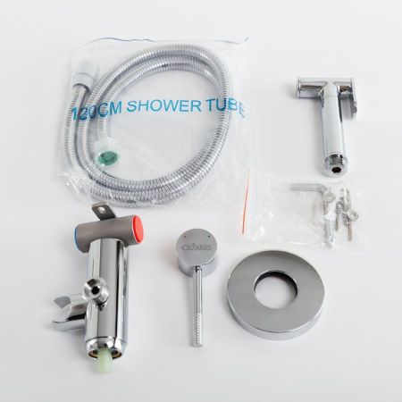 RELAX-DIF-NOP Гигиенический душ со смесителем, черный матовый, артикул RELAX-DIF-NOP