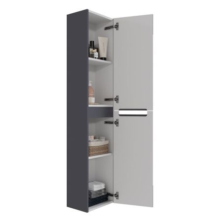 Пенал Dreja Euphoria 35 см, серый базальт, артикул 99.2026