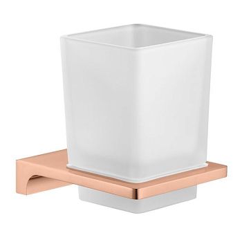 Стакан для ванной комнаты Rav Slezak NIL NLA0201ZRL, розовое золото
