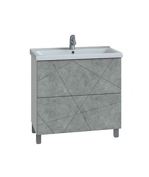 Тумба под раковину напольная VIGO Geometry tn.bsf.GEO.FOS.70.2Y бетон, 70 см
