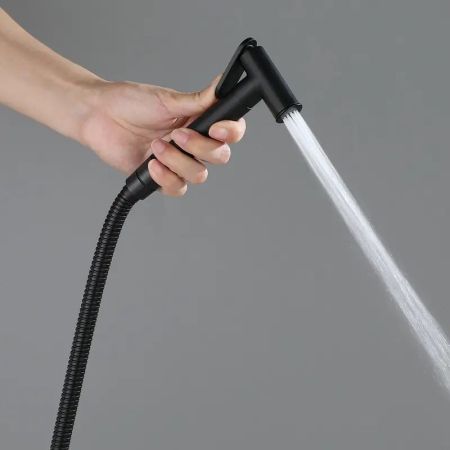 Гигиенический душ со смесителем Maretti Eleganza ENB30RV65, черный, артикул ENB30RV65