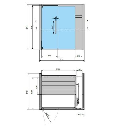 Effegibi One H Filo Сауна 214x171h217см, угловая DX, цвет: White Cloud, артикул LO 61 02 0007