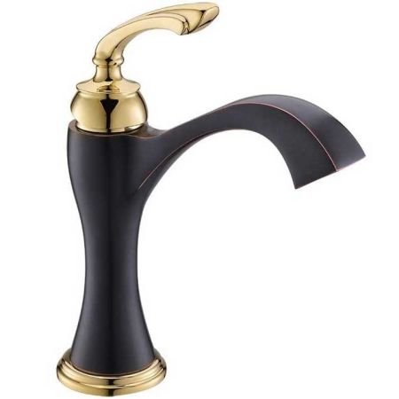 Смеситель для раковины Timo Unari 7501/04F Черный антик Золото, артикул 7501/04F