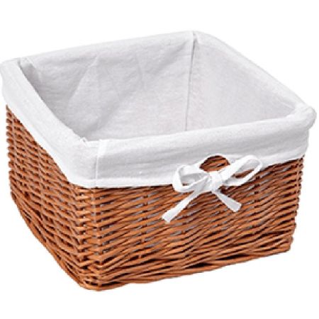 Корзина для белья WasserKRAFT Dinkel 31x31x19 WB-580-M Коричневая