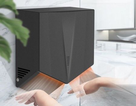 Сушилка для рук CeramaLux A1011 Черная, артикул 