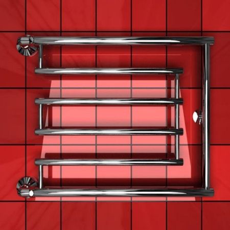 Водяной полотенцесушитель Ника D-Pobeda 50x80 Хром, артикул D-Pobeda 50x80