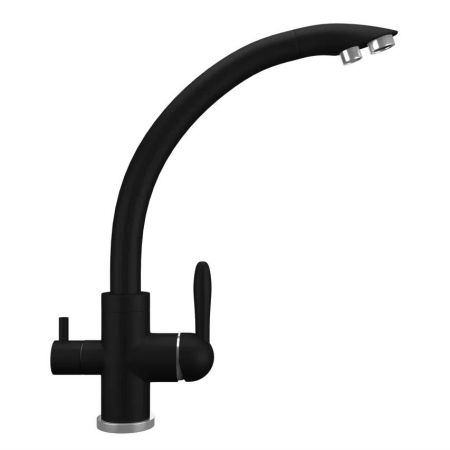 Смеситель для кухни Ulgran UQ-017-07, уголь, артикул UQ-017-07