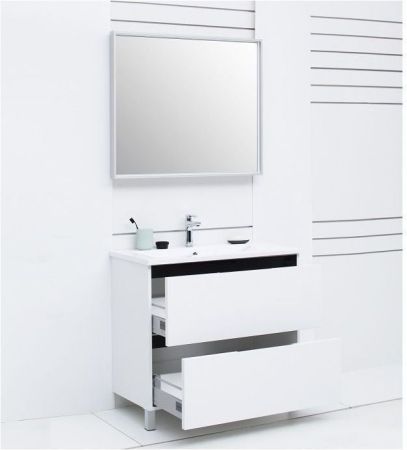 Зеркало De Aqua Алюминиум 90 AL604090S серебро, артикул AL604090S