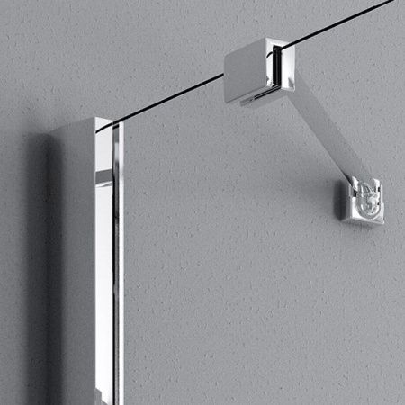 Дверь душевого уголка Radaway Essenza New PTJ L профиль Хром стекло прозрачное Дверь душевого уголка Radaway Essenza New PTJ L профиль Хром стекло прозрачное