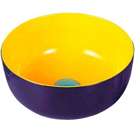 Раковина Melana 38 MLN-T4003-B1+B6 Желтый, Синий