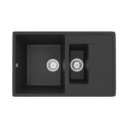 Кухонная мойка Ulgran U-205-344, ультра-черный, артикул U-205-344