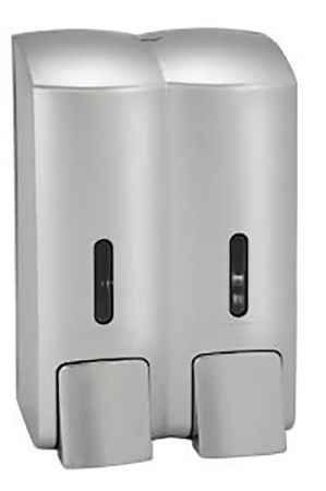 HOTEL  Двойной дозатор жидкого мыла, пластик,мат