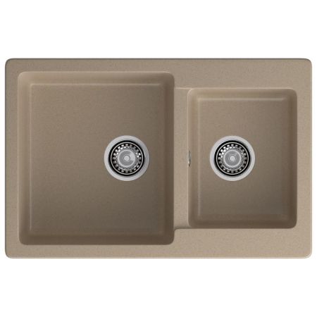 Кухонная мойка GranFest PRACTIK 780K, песок, артикул P-780K песочный